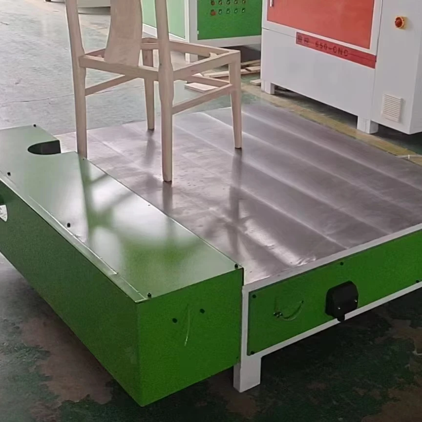 Table and chair bench leg leveling machine Furniture manufacturing sawing to find stability equipment