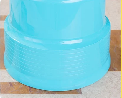 Wholesale Small Portable Round Kids Plastic Chair For Living Room Foot Stool