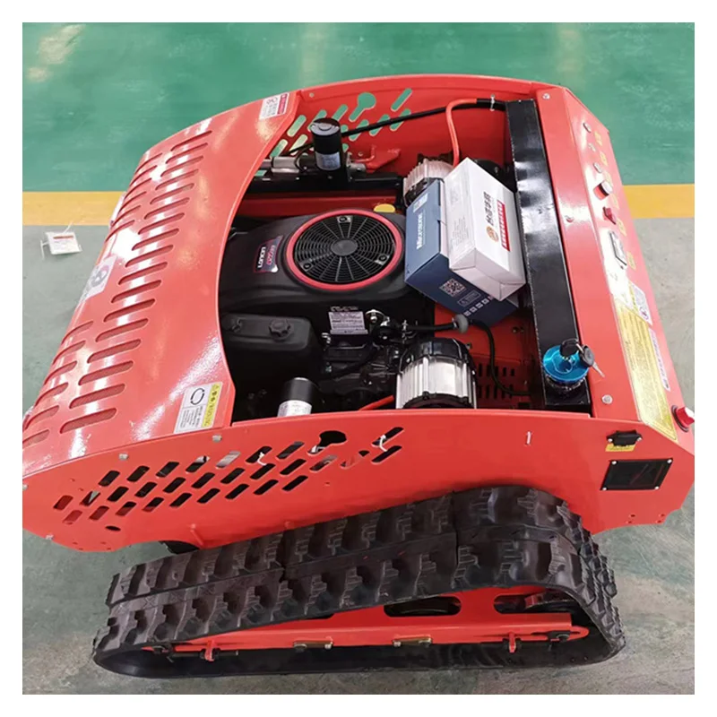 Custom Mini Track Remote Control Zero Turn Mower Slope Robot Mower For Agricultural Machinery
