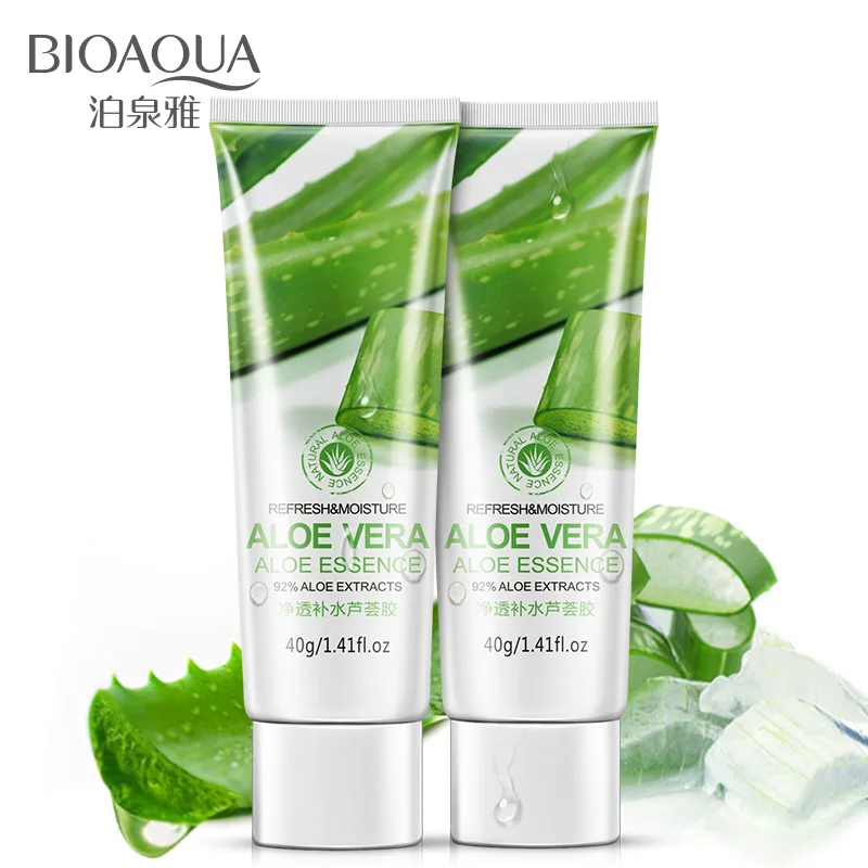 BIOAQUA питательные увлажняющие гель алоэ вера уход за кожей лица creamhyaluronic кислотой отбеливающие отбеливания увлажнения для лечения прыщей крем кожи