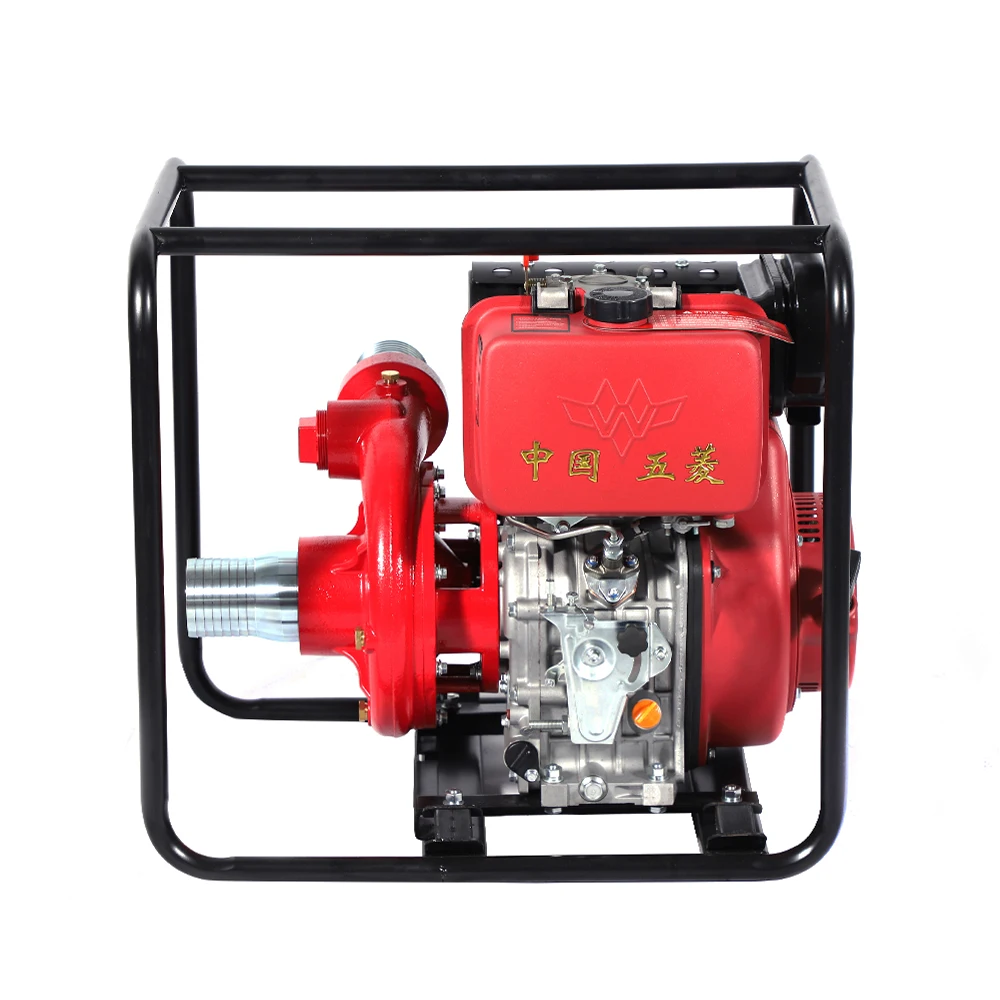 50mm outlet 2inch 6hp Diesel Motor Booster High Pressure Fire Fight Water Pump