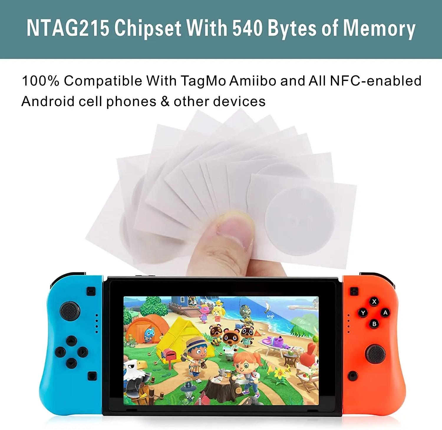 Карта контроля доступа Ntag 215 Amiibo игровая карта NFC индивидуальная печать