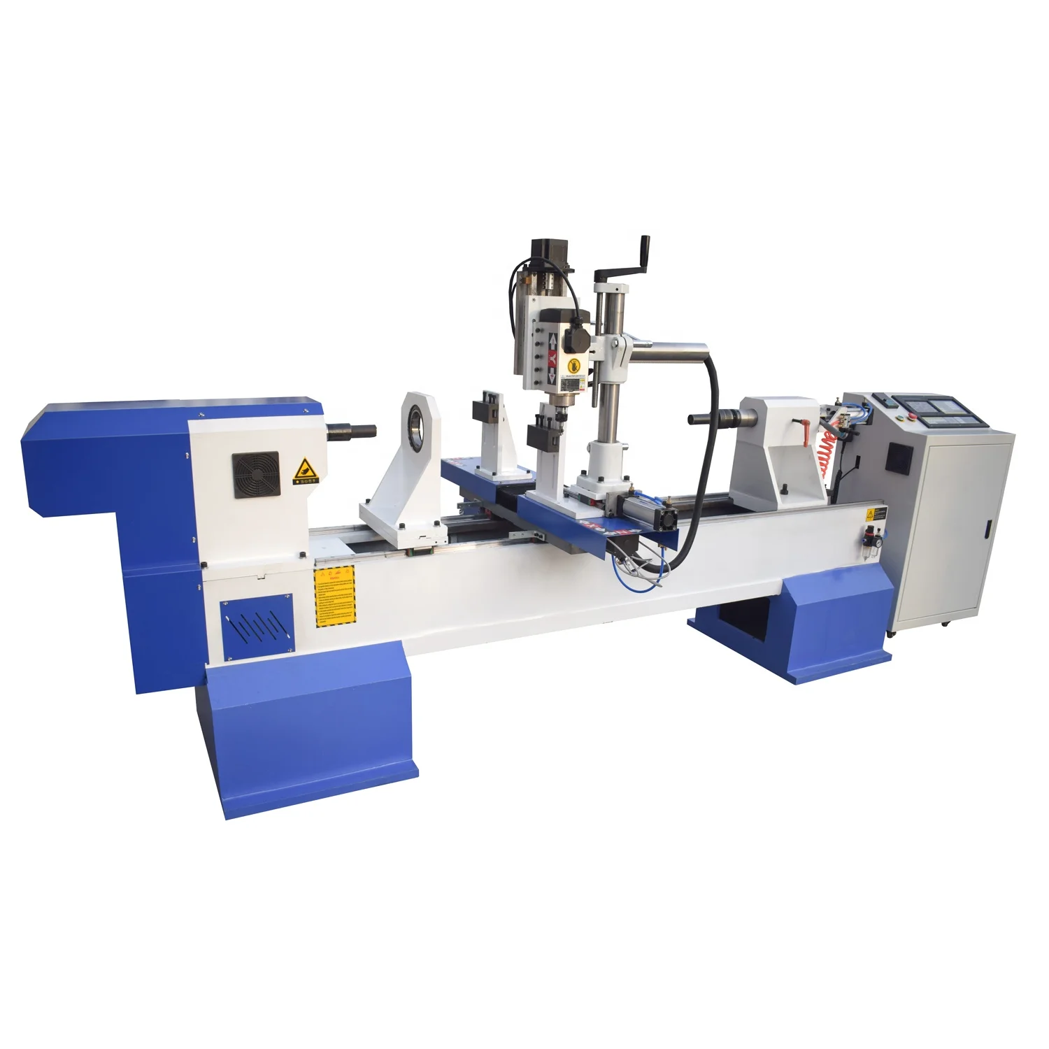 High Accuracy Heavy Duty  Woodworking machinery wood lathe mini cnc wood lathe machine for Staircases table legs chair legs
