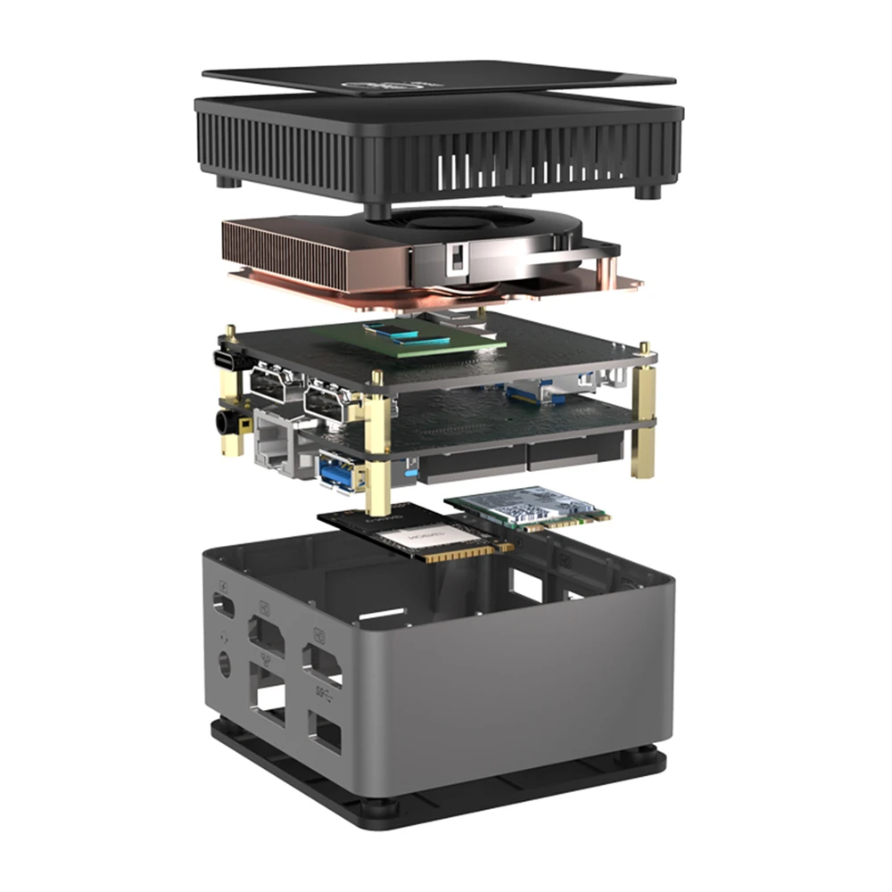 M6S Intel N100 DDR5 Mini PCs 12GLPDDR5 256GB/512GB Windows 11 pro Portable Gaming Computer 4K 60Hz HDMI Desktop Minipc Gamer