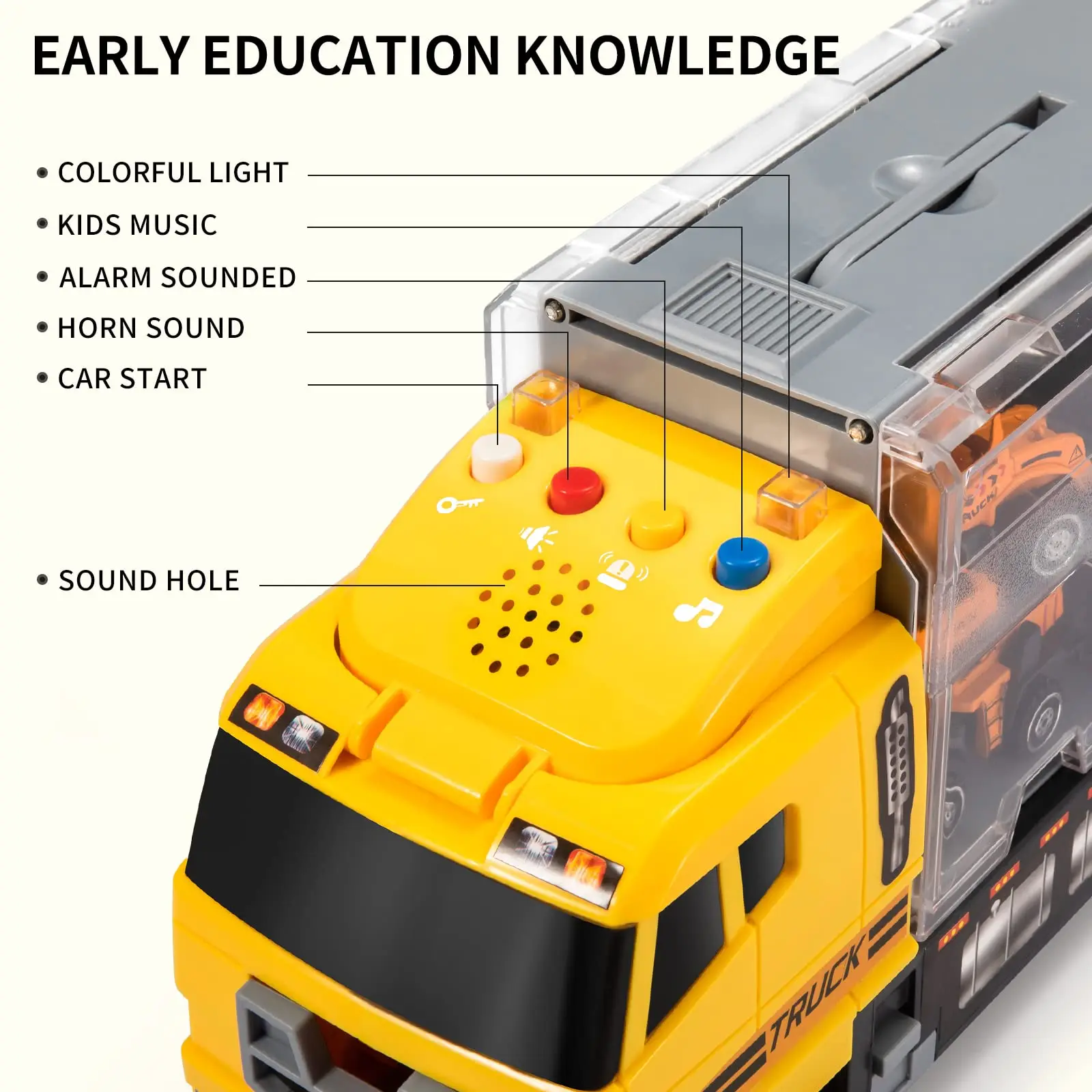 Die cast Construction Toys Car Carrier Vehicle Toy Set Kids Toys Truck Alloy Metal Car