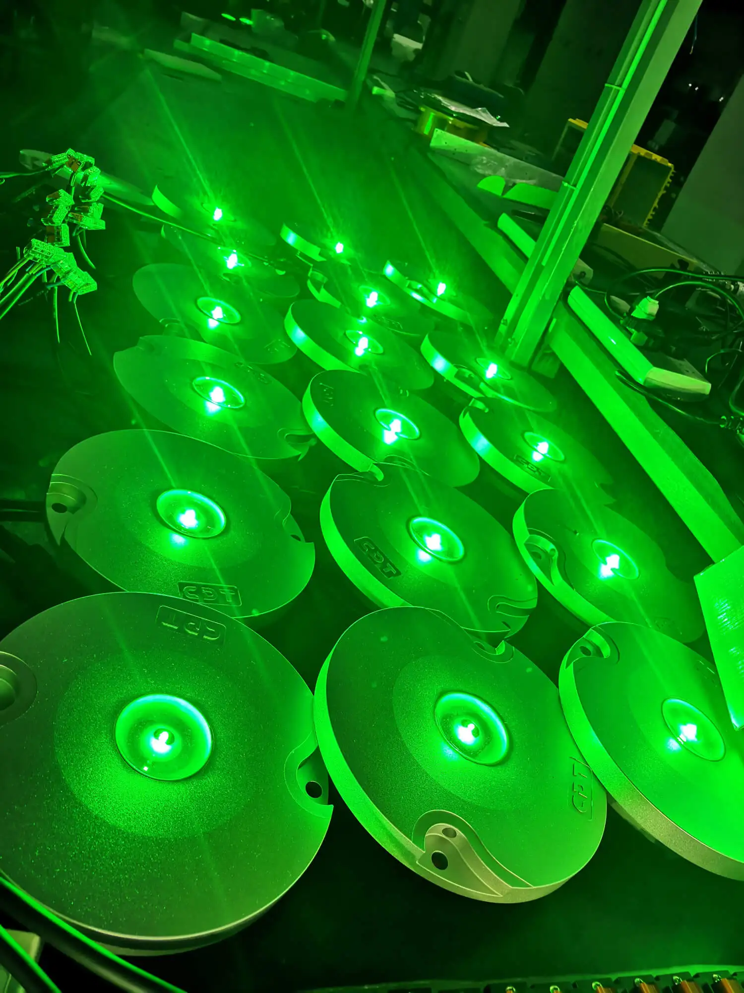 Helipad touchdown and lift off led light LED inset heliport lights 8' diameter IP68 ICAO compliant visual aid for helipads