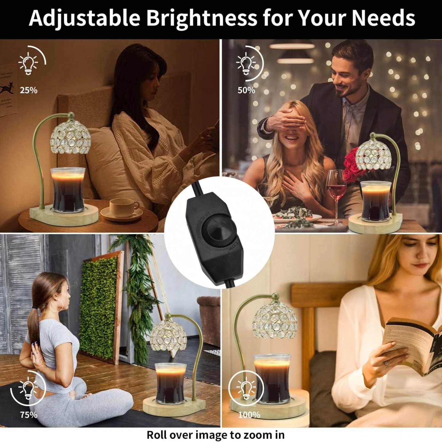 Hot Sale Candle Warmers Bulb Aroma Lamp Wax Melt Melting Wax Lights Scented Candles Table Lamp Night Light Desk Lamp