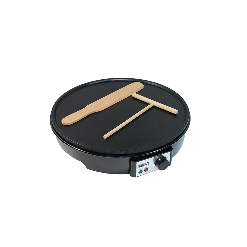 KC-3022 Новое поступление антипригарное покрытие приготовления пиццы блинов креп 28 см пластина электрическая блинница