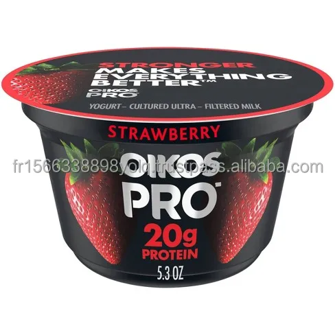 Dannon Light + Fit Greek Cherry Fat Free Yogurt, Creamy and Delicious Gluten Free Yogurt, 4 Ct, 5.3