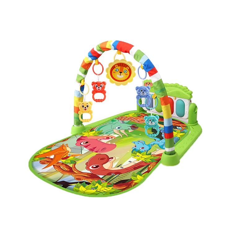 Hot Selling New Born Baby Pedal Fitness Stand Rack Piano Multi Function Baby Pedal Piano With Early Educati