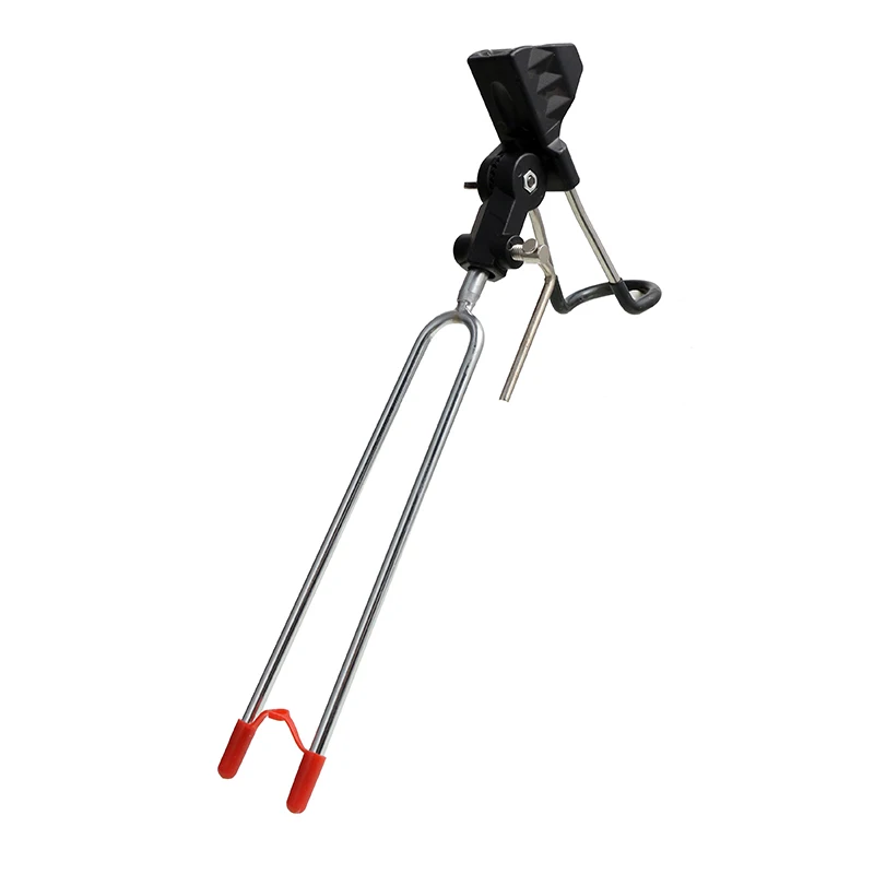 Foldable Adjustable Stainless Steel Fishing Pole Ground Support Brackets Holder