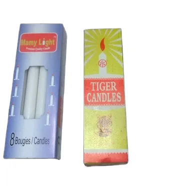 stick candle to cameroon bright white  candle
