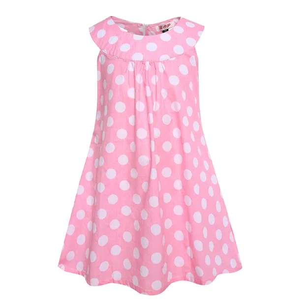Wholesale Children Clothing Baby Girls Dress Kids Frock New Design Fashional Cotton Dresses Casual Hot Summer Elegant Beach Wear
