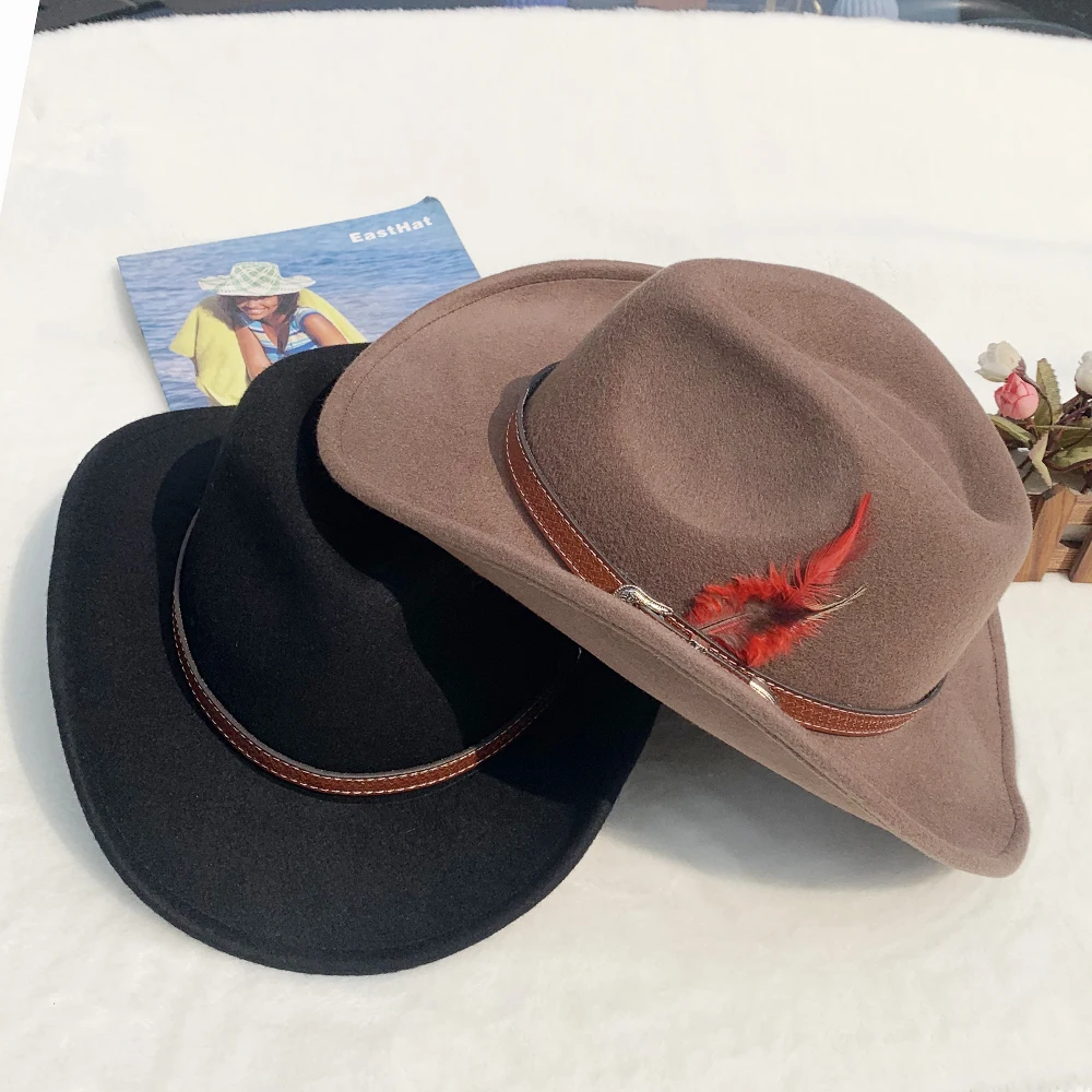 Ковбойские шляпы из натуральной шерсти