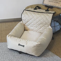 AMZ  Hot Sale Portable Durable Oxford Fabric Go Out dog car seat cover bed for dogs travel dog car seat