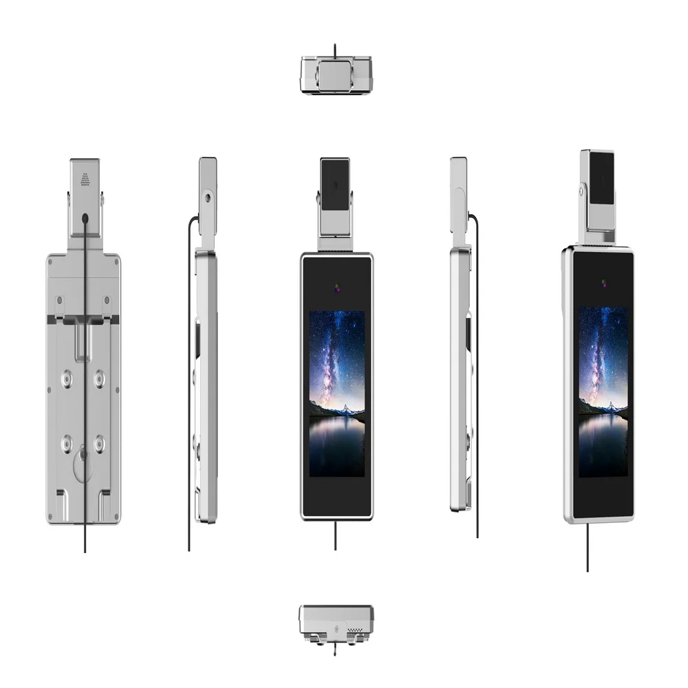 Цифровой сканер температуры тела, измерительный монитор, термометр, ai-камера для распознавания лица