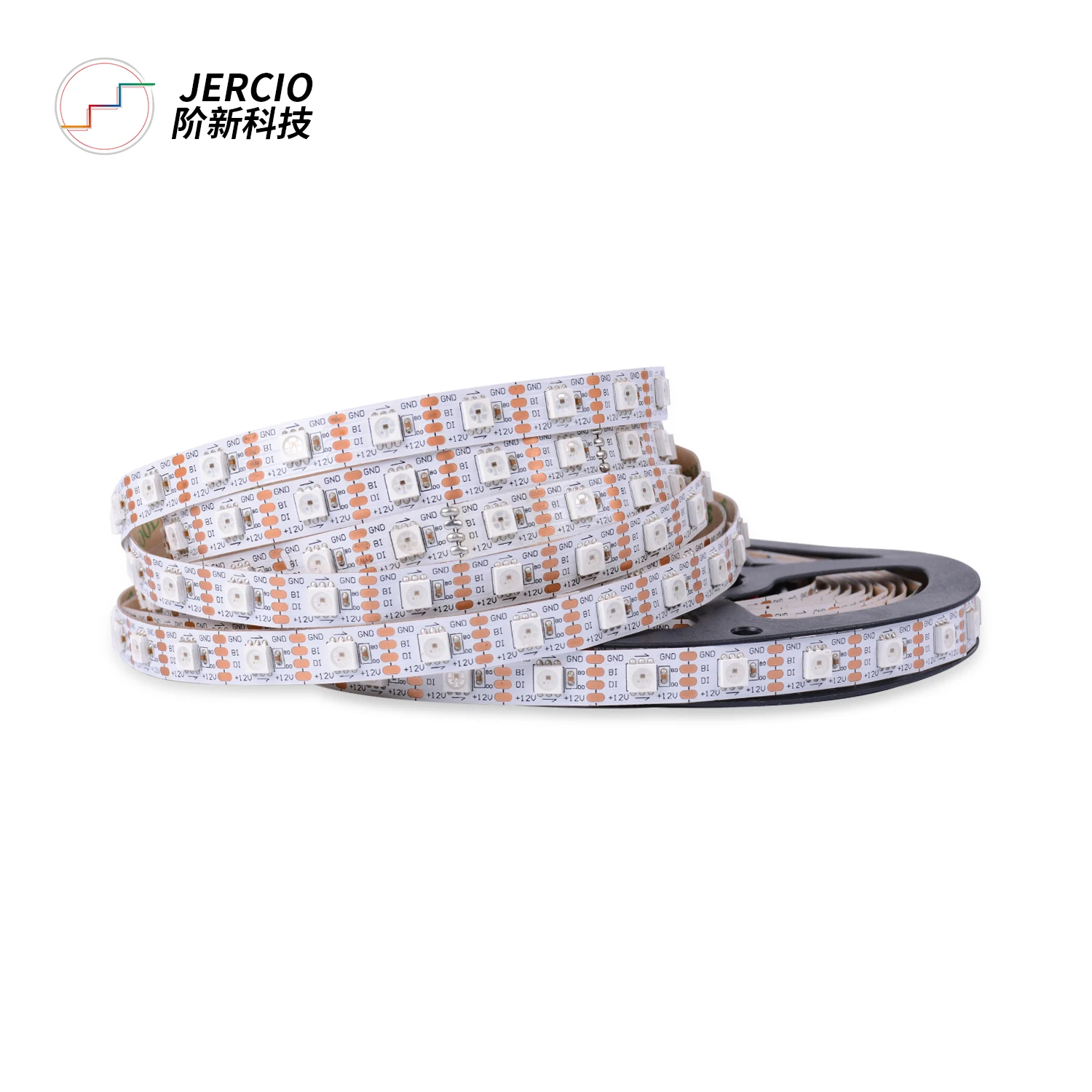 Программируемая гибкая светодиодная лента JERCIO SK6815 / WS2815 GS8208/XT1512S DC 12