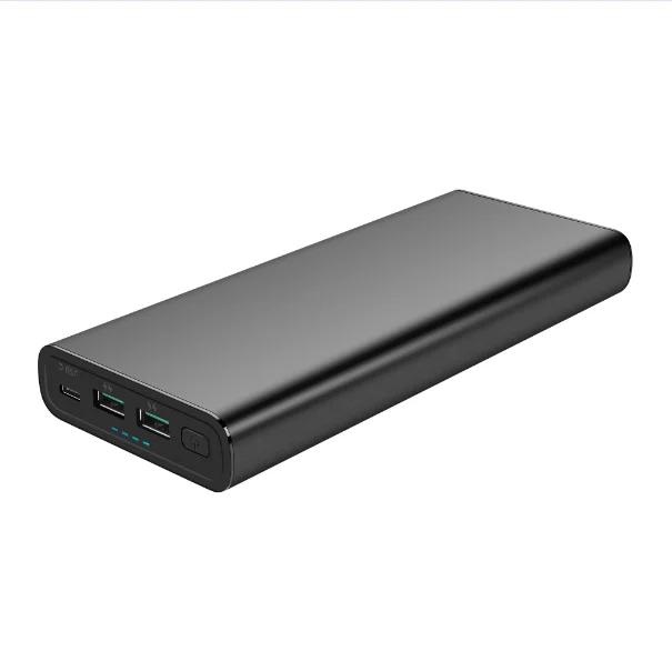  Новый блок питания 2020 PD 100 Вт хранилище + батареи 26800 мАч QC 3 0 двойной USB литий-полимерный дорожный для Macbook телефона