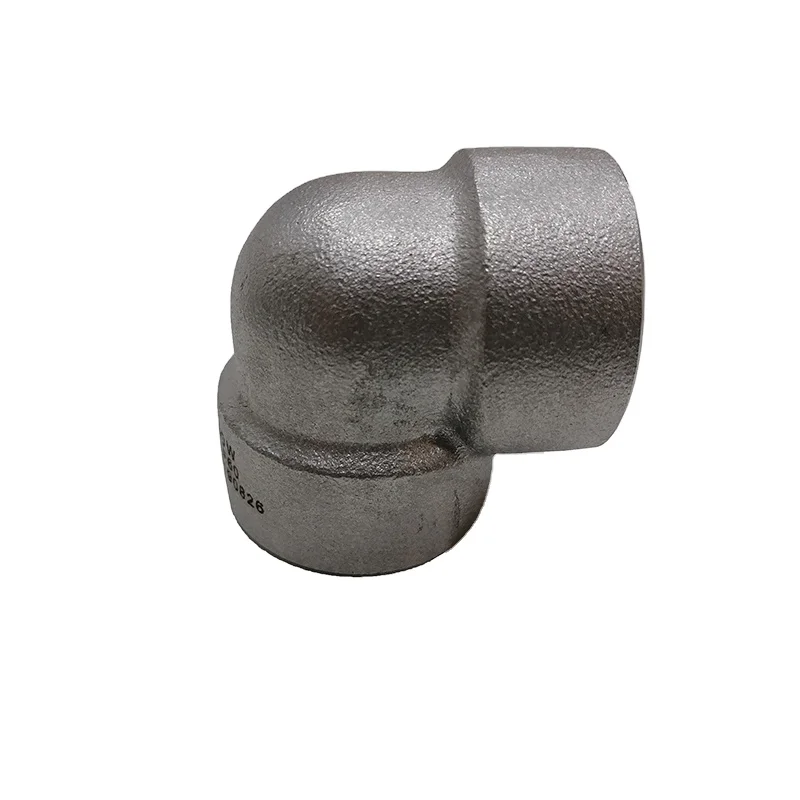 90 Degree 3000# F316L A182 ASME B16.11 Stainless steel pipe fittings forged elbow with Cheap price