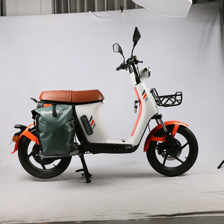 Electric Motorcycle Big Seat Powrful 48V 350W Lead-Acid Battery high speed rear hub brushless motor citycoco Moped Scooter Bike