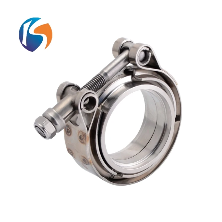 Adjustable high quality stainless steel 304 v-band hose clamp