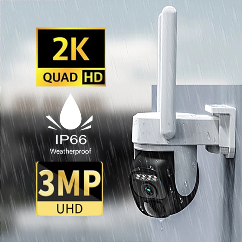4g 3mp Ptz P2p Network 3g 4g Sim Card Wifi Hd Dvr Outdoor Solar Security Camera System