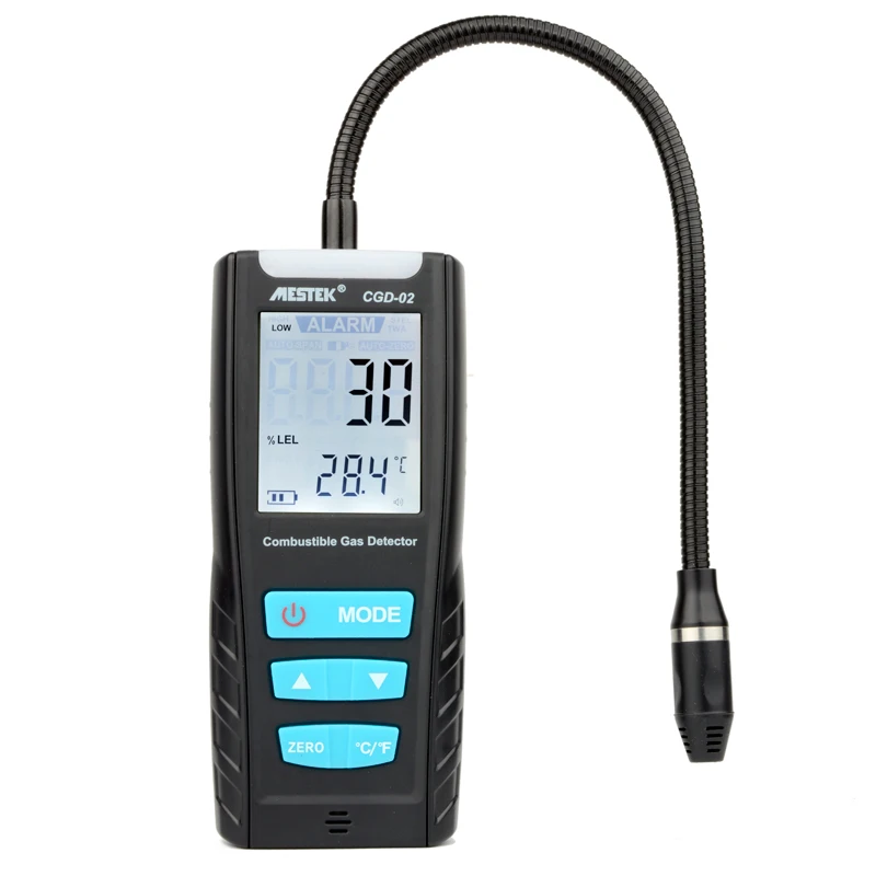 
Mestek Portable combustible gas leak detector for CH4, CO,C2H6 