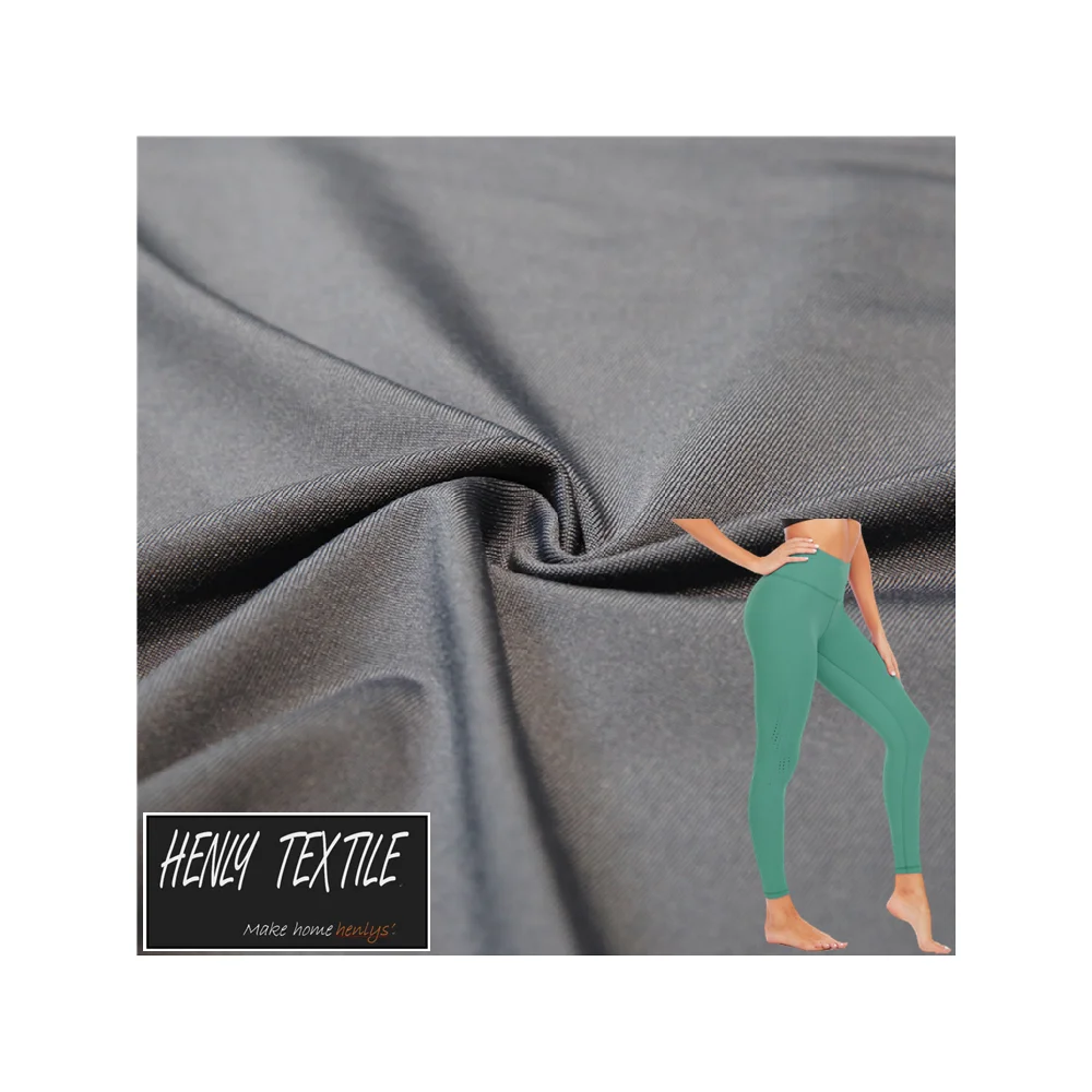 HT214307 95%POLYESTER 5%ELASTANE 210GSM KNITTED PEACHED JERSEY FABRIC FOR YOGA