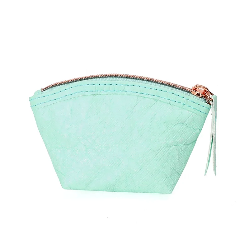 Factory custom cayan   durable coin  purse  daily life  storage bag Tyvek  paper  waterproof  wallet