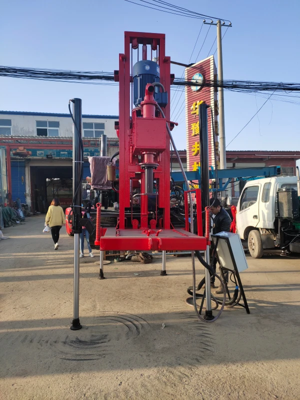 200m Deep Hole Water Well Drilling Rig With Mud Pump For Worldwide Underground Borehole Machine Equipments