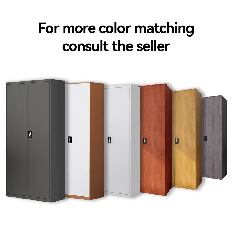 Office Metal 2 Door Cupboard Steel Storage File Cabinet Work Lockers