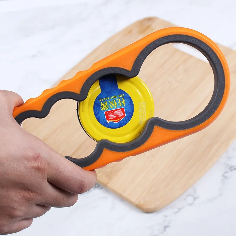 4 in 1 Kitchen Tool Multipurpose Plastic Lightweight Labor Saving Safety Manual Can Opener