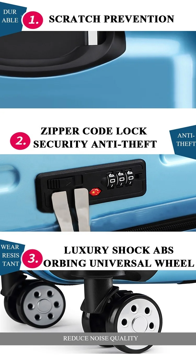 Cartoon characters luggage cabin suitcase 18 inch boarding luggage