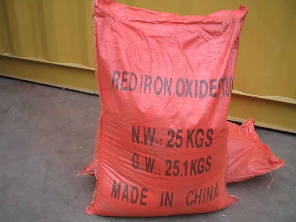 Iron oxide red 110 120 130 101 inorganic pigment, used for paint, concrete, cement brick dye Fe2O3