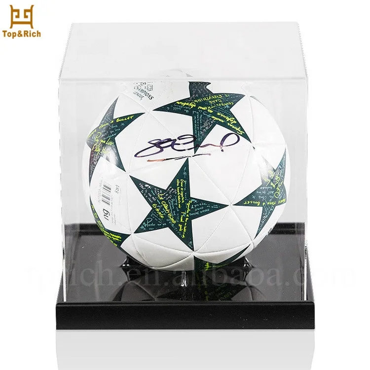 Пользовательские Прозрачный настольный футбол акриловый дисплей случае