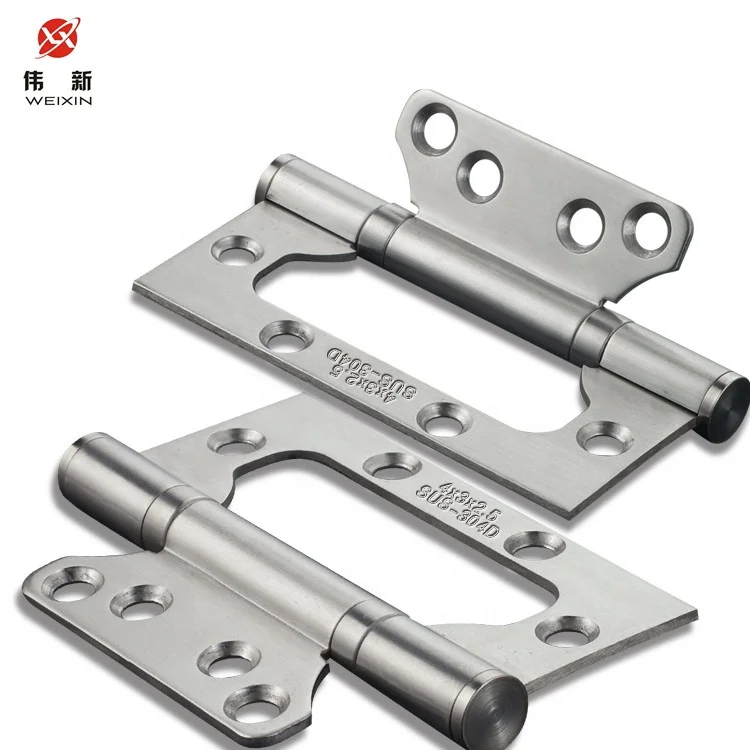 4 Inch Stainless Steel 201 Flush Hinges for Wooden Door