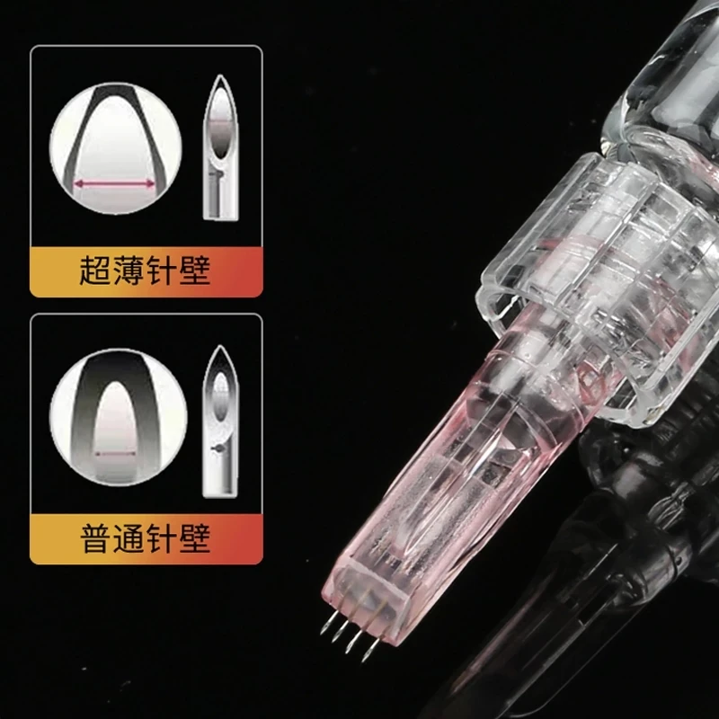 Crystal 4 Pin Multi Mesotherapy Needles For Hyaluronic Acid Dermal Filler Injections To Remove Wrinkles Needle