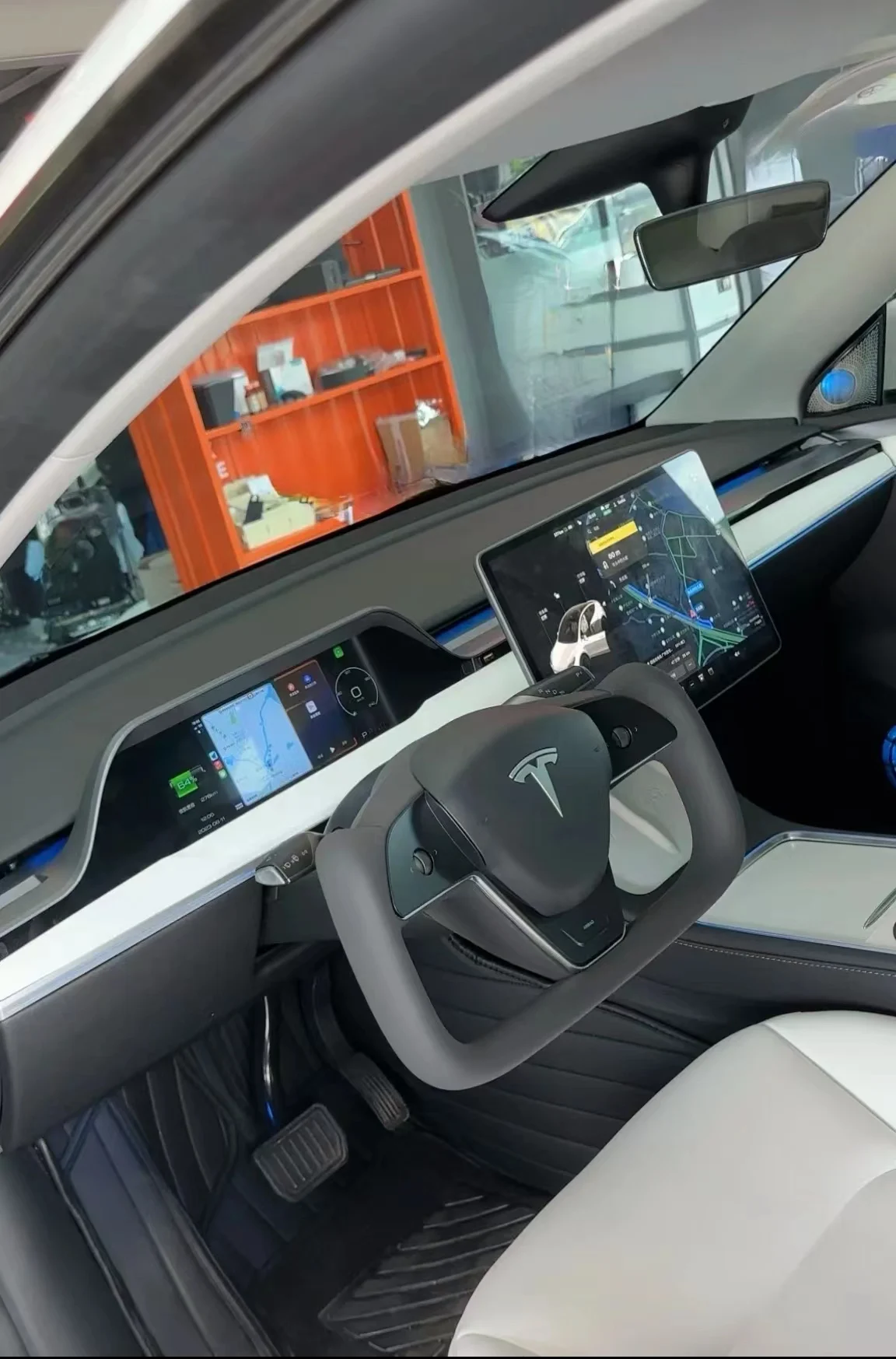 10.25 inch  Navigation Touch Screen Display Cluster Instrument LCD Digital Dashboard speedometer  For Tesla Model 3 Y