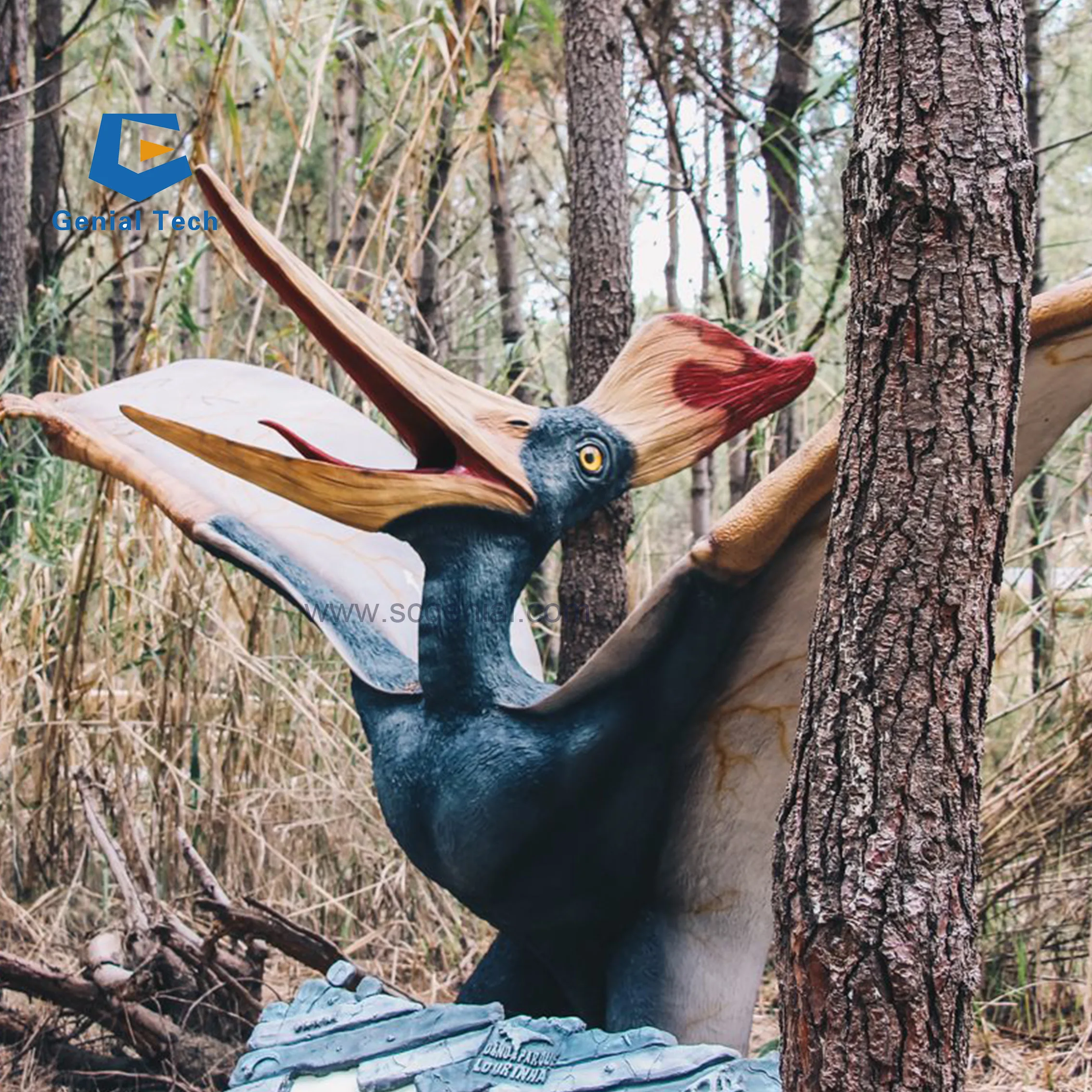 JN-Z24 Large-scale Customized Movable Animatronic Dinosaur Creature for Jurassic Theme Park