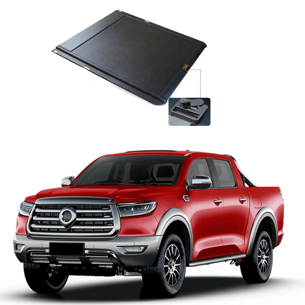 Hard Aluminum Alloy Cover Shutter cover With Password Lock For 2020 toyota hilux Revo/Vigo/Rocco/TRD/Rogue tray cover