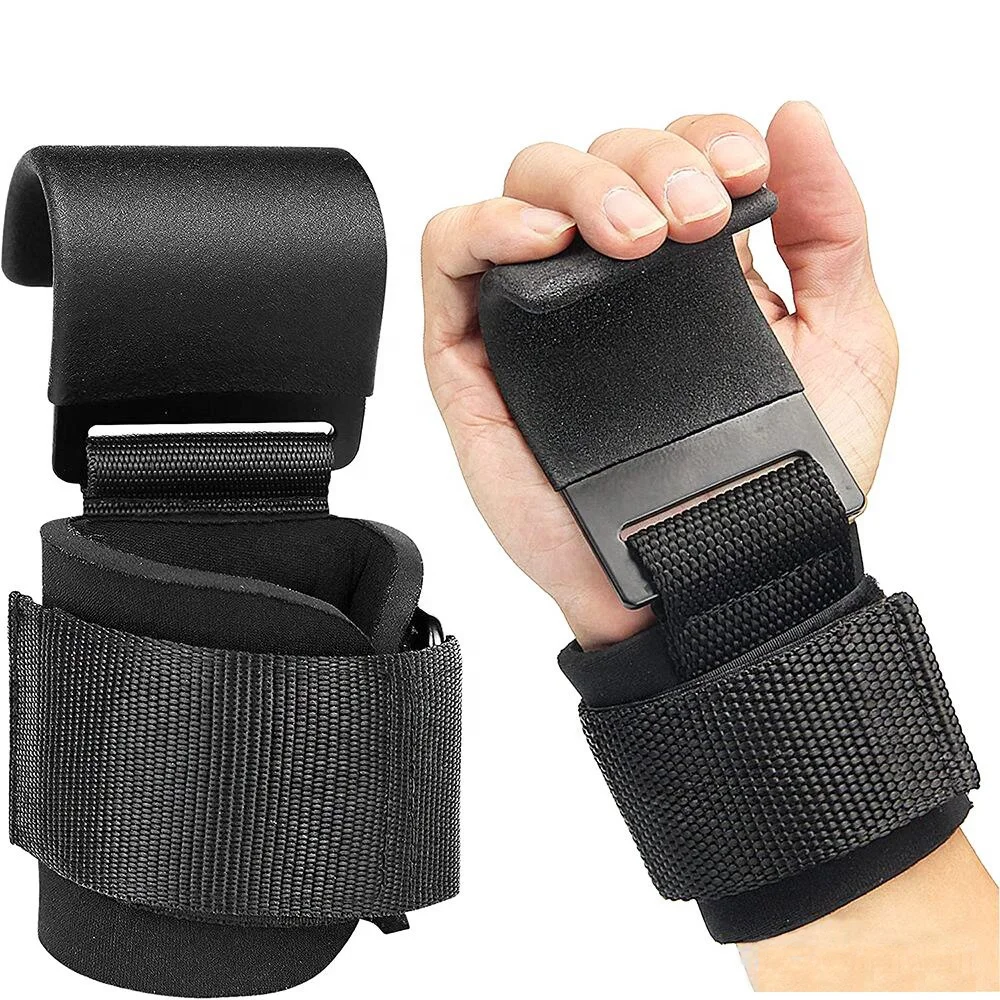 Neoprene Hand Grip Wrist Straps Weight Workout Wholesale Fitness for Liftups Shrugs Hook Training Gym Protective Wrist Support