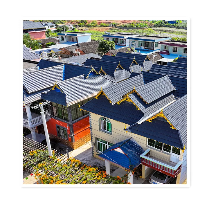 Colorful Shingle Roof Tiles Stone Coated Metal Roofing Tile Building Material Factory Making Price