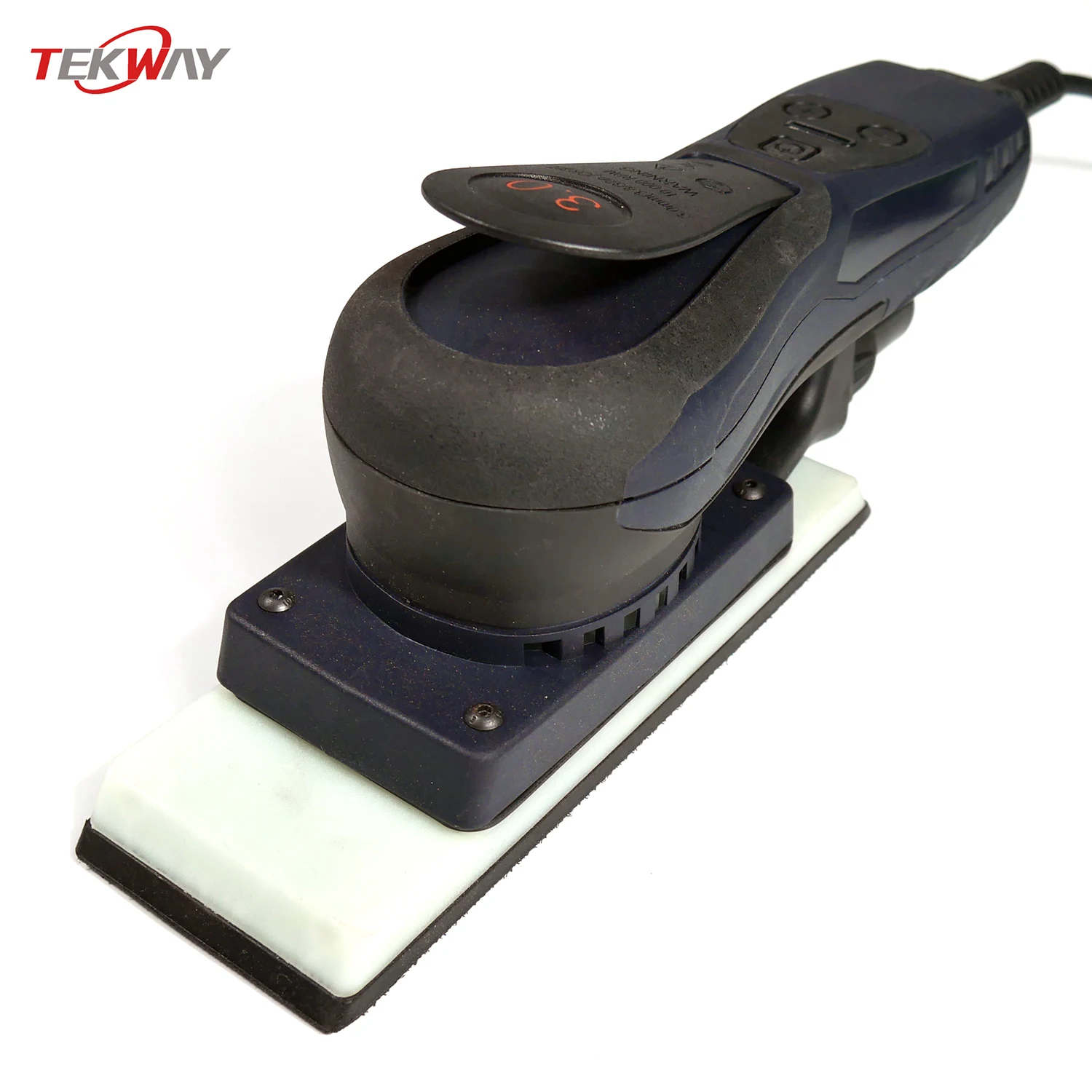 Electric Sander Supplier 70x198mm Tekway Power Square Sanding Machine Manufacturer Orbit 3mm Car care products