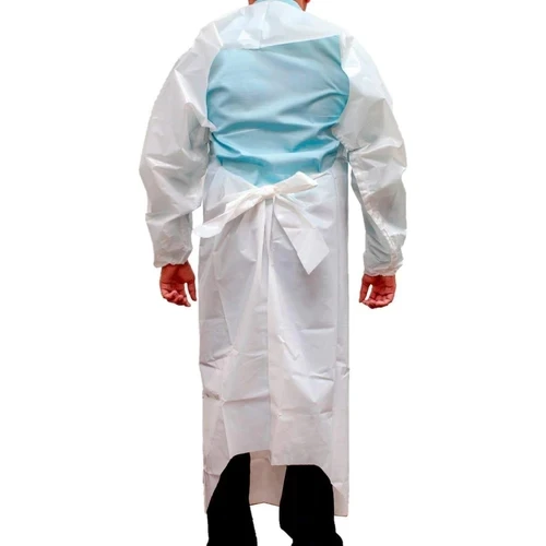 Durable Long Sleeve Chemical Resistance Full Length TPU smock apron