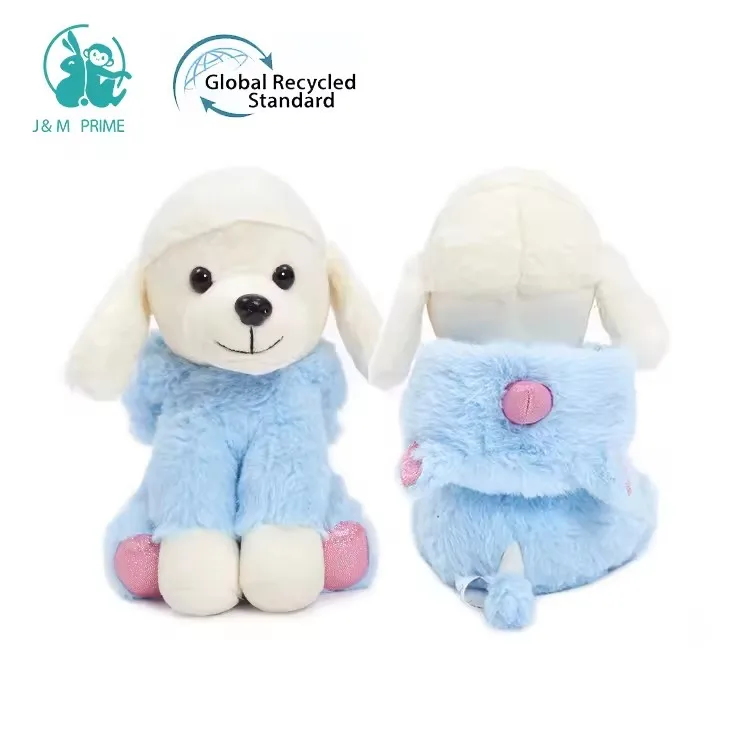 New arrival cute animal soft and safe stuffed plush dolls poodle dogs plush toys stuffed