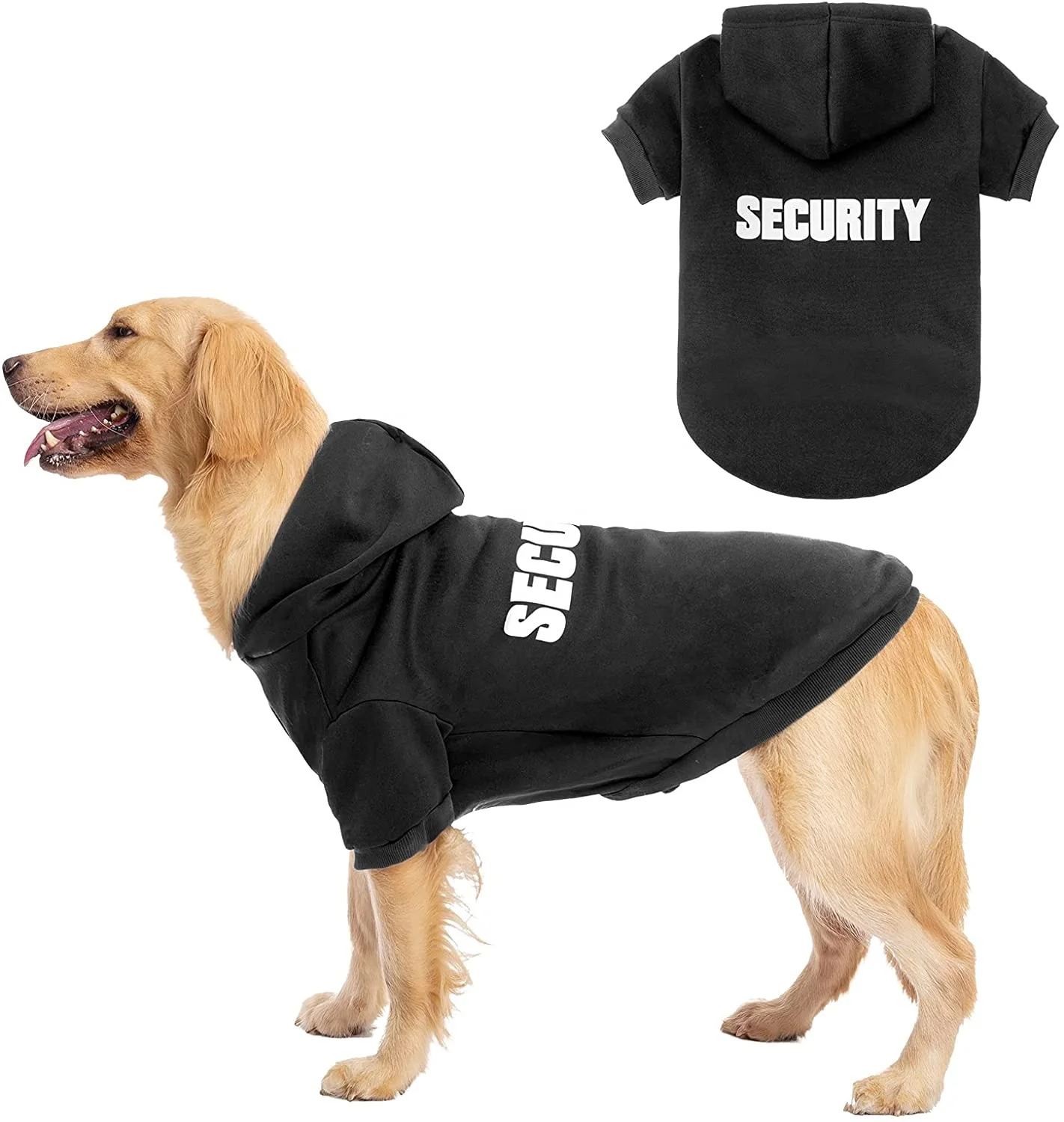 Hottest Fashion Dog Clothes Zip Up Hoodies for Large Breed Dogs