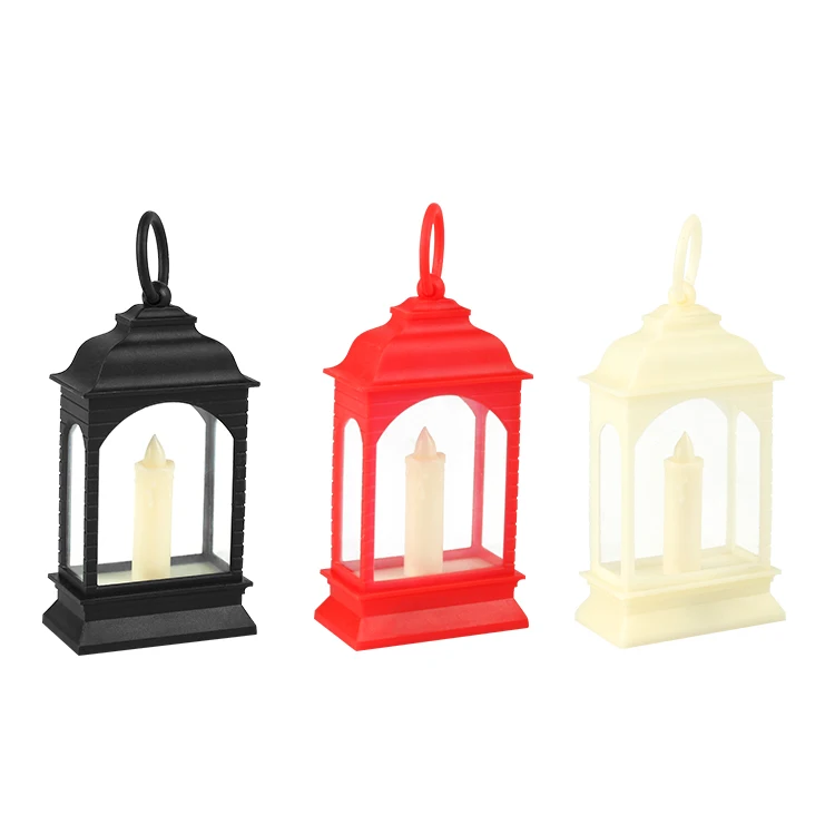 New arrival plastic mini candle lanterns electron luminescence table lamp for decoration