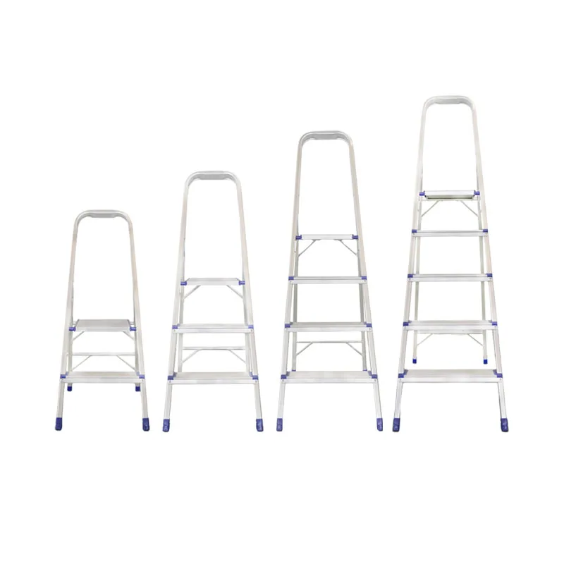 Two -Nine Steps Square Tube Folding Aluminium Ladder Folding Household Ladder Ladder D Type