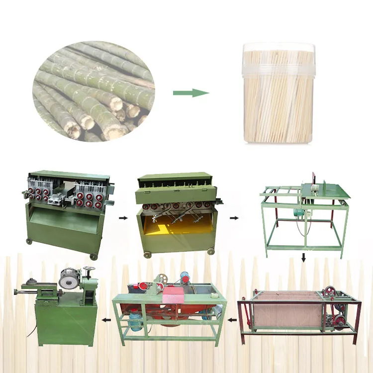  Automatic toothpick polishing chopstick producing machine with best