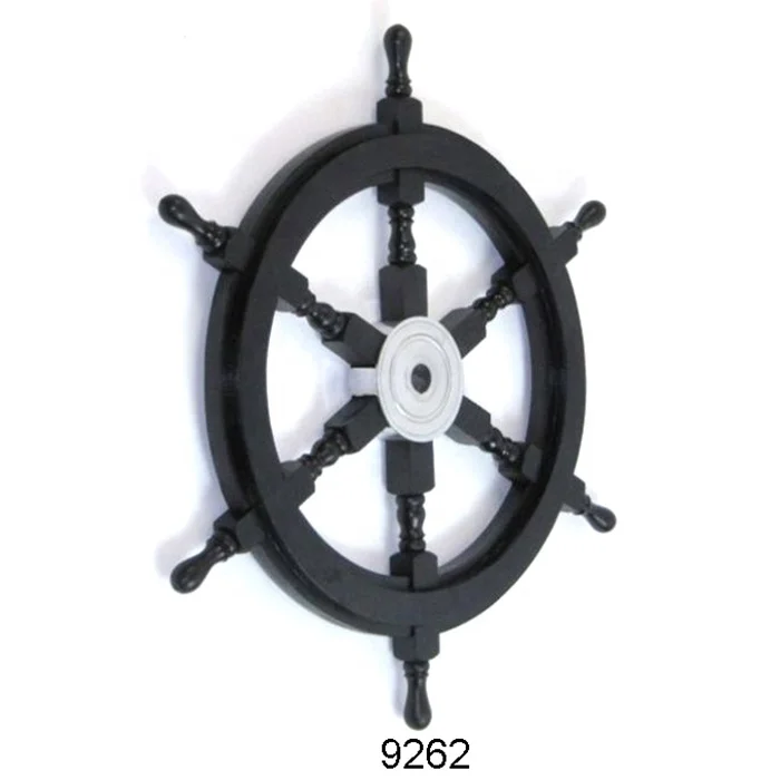 Natural White Color Ship Wheel With Hub And Many Design Ship Starring Wheel For Export Sale And Manufacturing Made in india